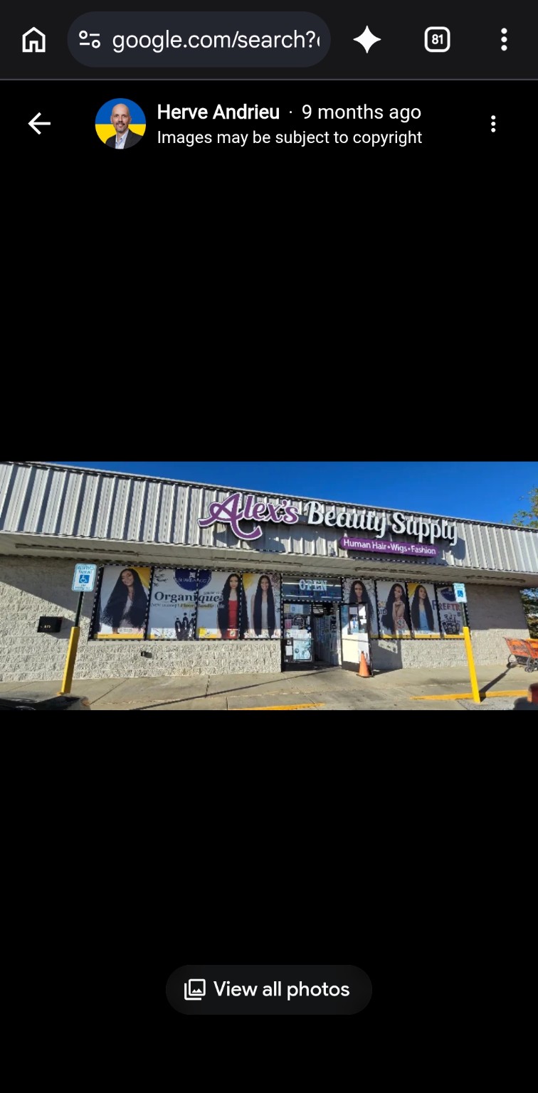 Alex's Beauty Supply storefront